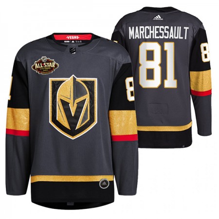 Vegas Golden Knights Jonathan Marchessault 81 2022 NHL All-Star Zwart Authentic Shirt - Mannen